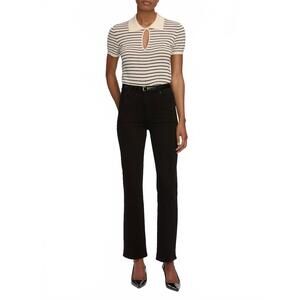 NEW FRAME le sleek straight jeans in black